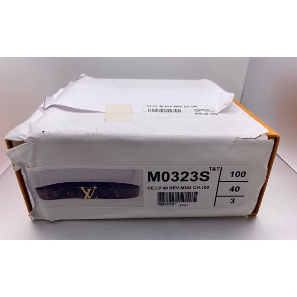 Authentic Louis Vuitton CE REV MHG CH M0232S brown 100/40/3 - Picture 6 of 8